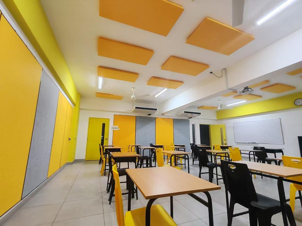 Educational Acoustic Panels | Polyester Fiber Panels with Aluminum Frames for Classrooms
