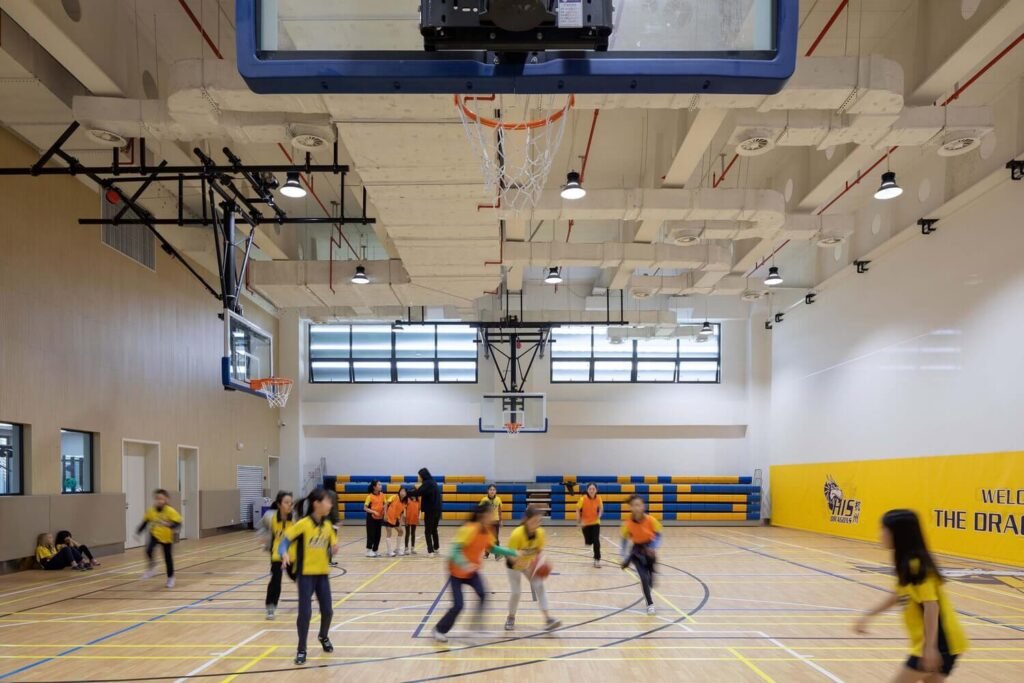 Actual photos of the stadium in the school project