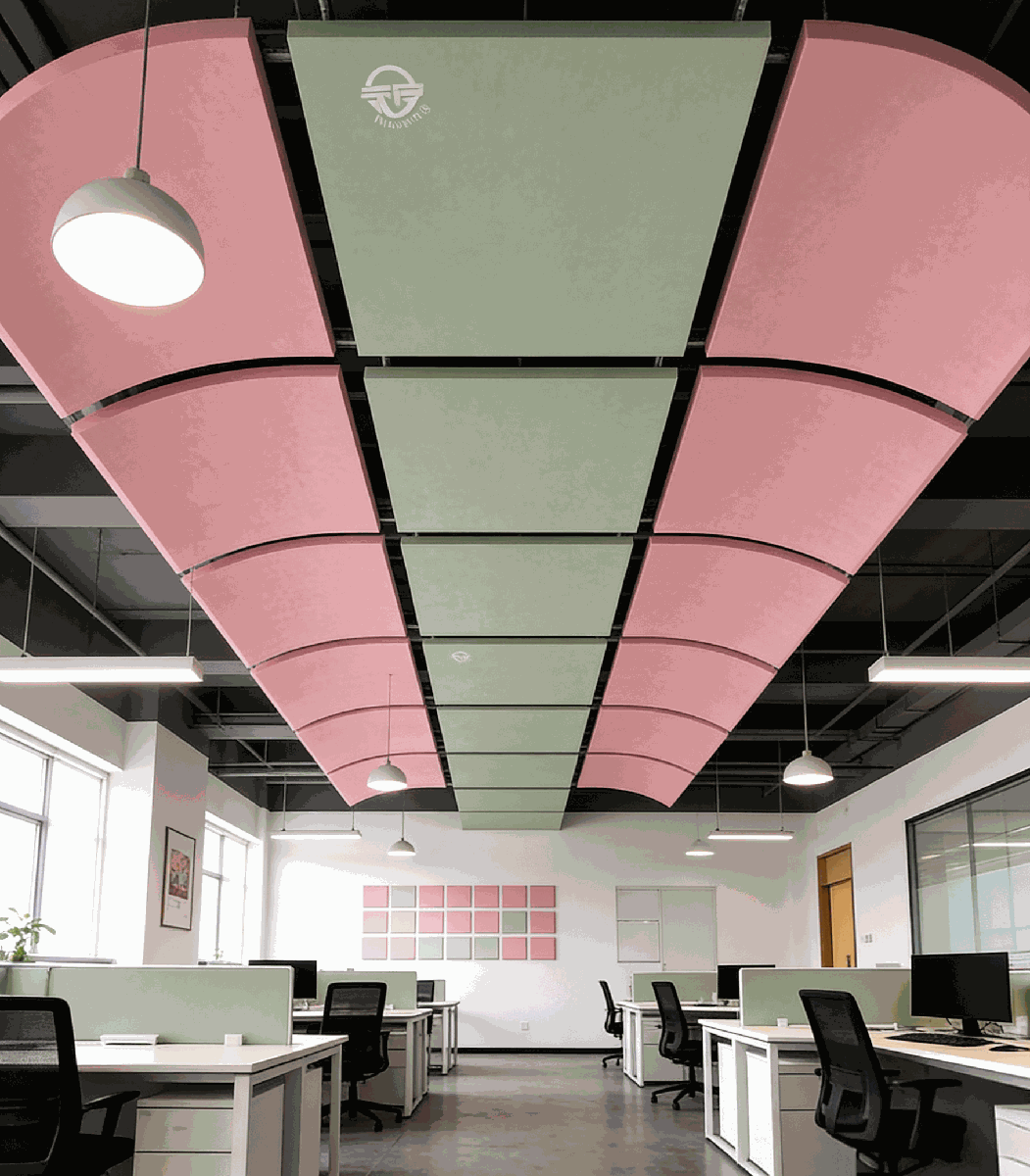 Polyester fiber acoustic panels