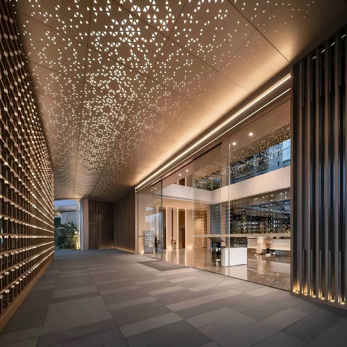 Perforated Metal Acoustic Wall & Ceiling Tiles