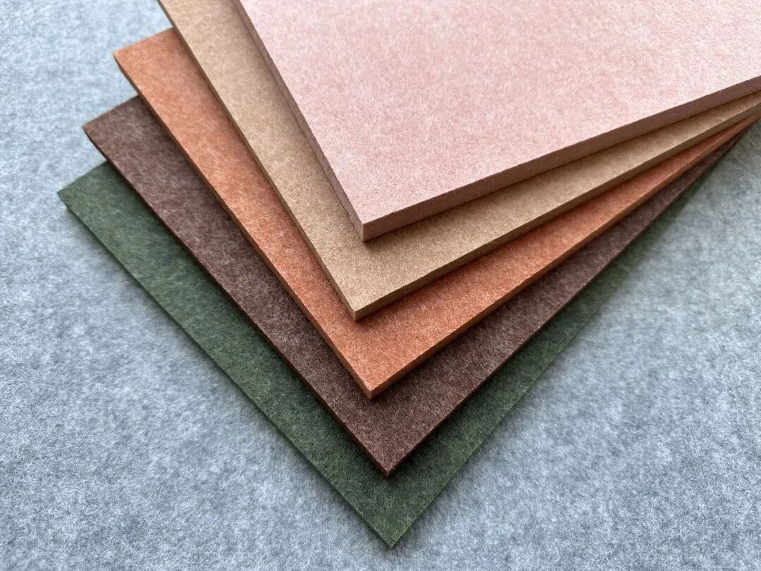 Polyester fiber acoustic panels