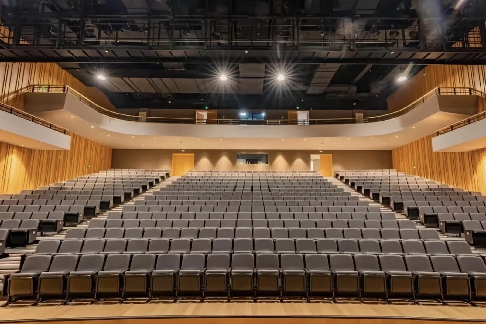theater project case for HIS School Auditorium