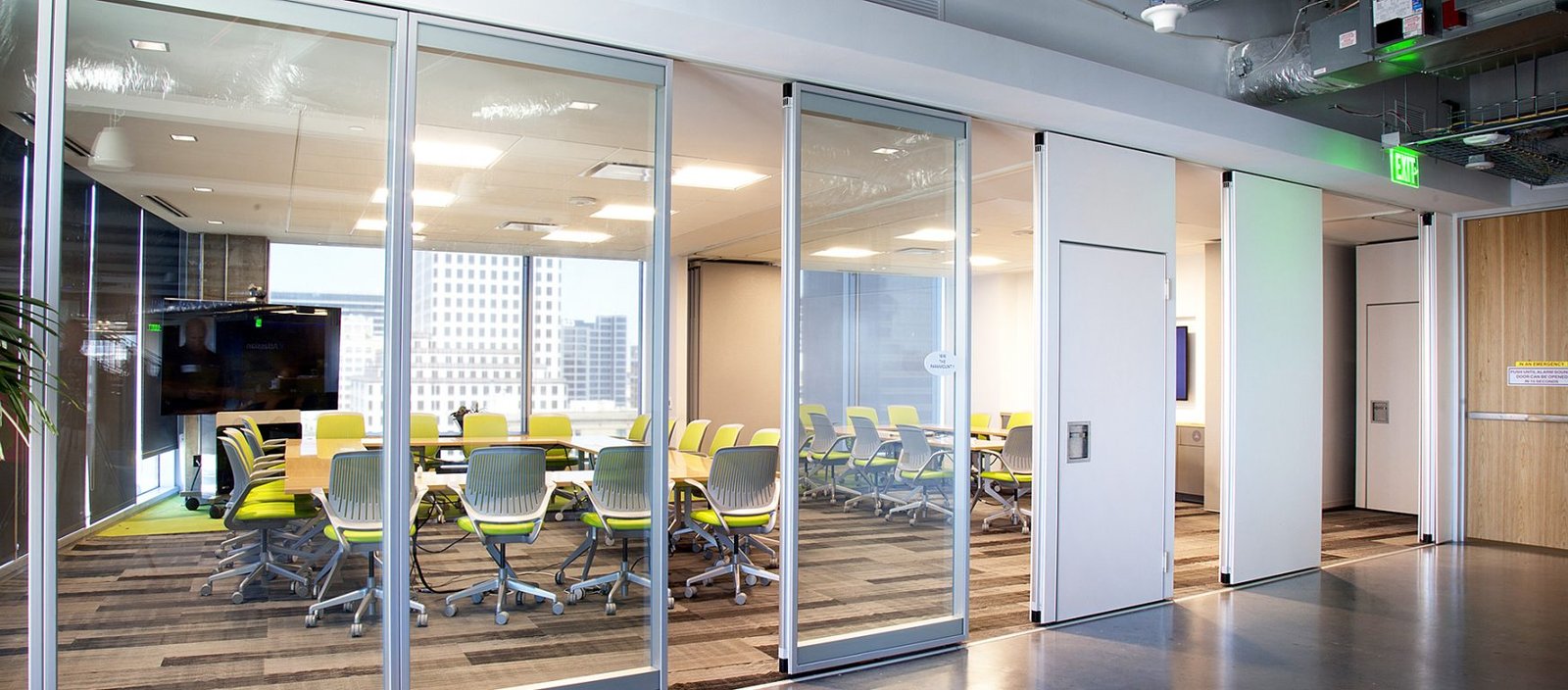 Sliding Glass Acoustic Partitions
