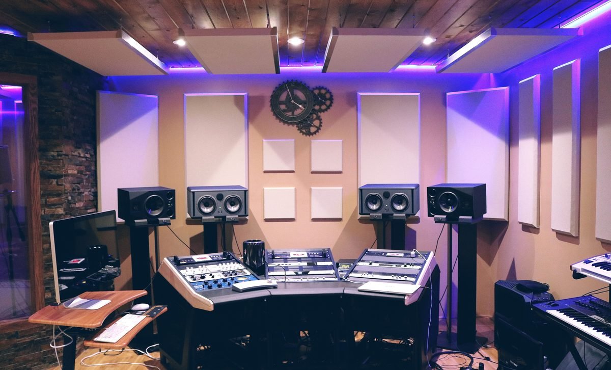 Fabric Series Acoustic Panels for Dubbing Studio