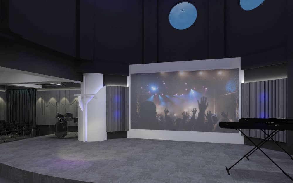 Church Acoustic Treatment & Interior Design Project in Malaysia