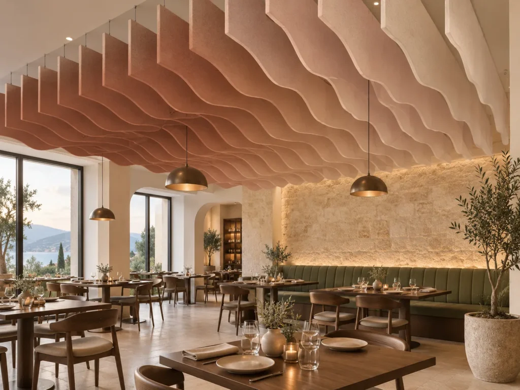Fiberglass Acoustic Ceiling baffle