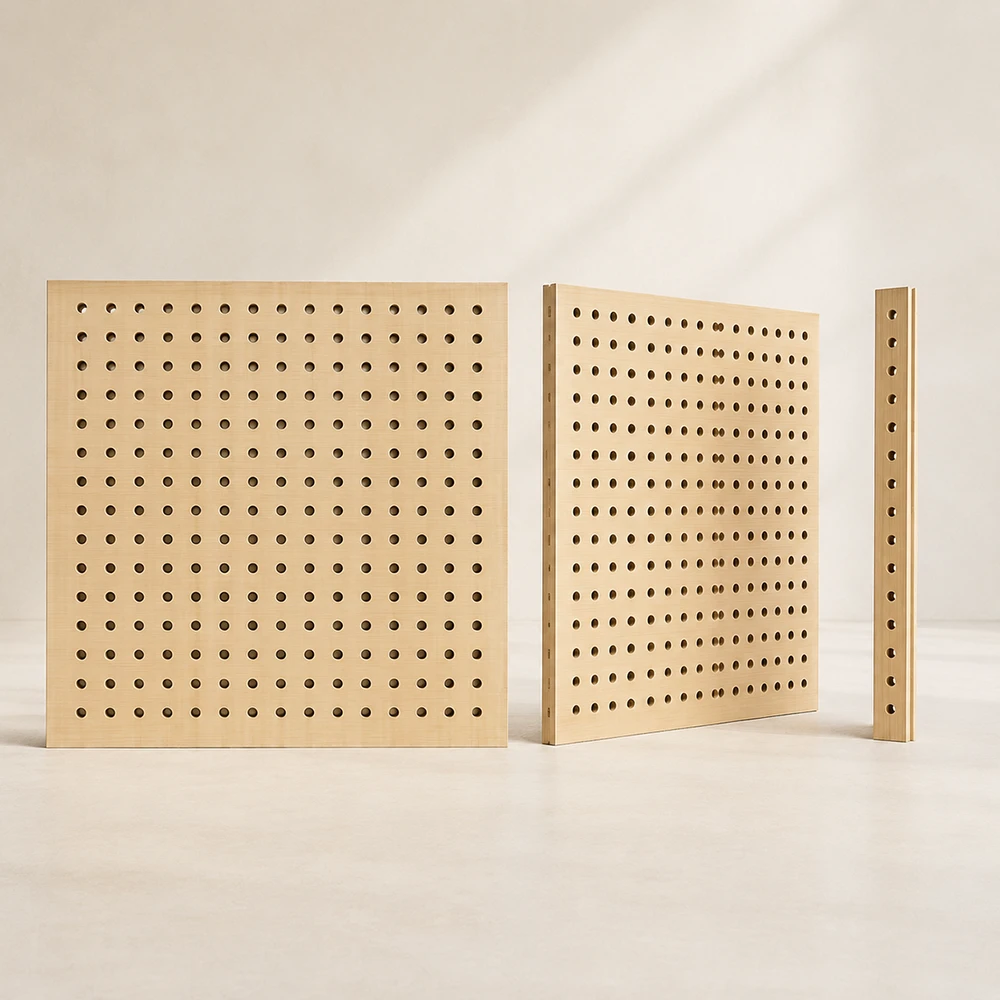 Micro-hole Perforated Wood Acoustic Panel