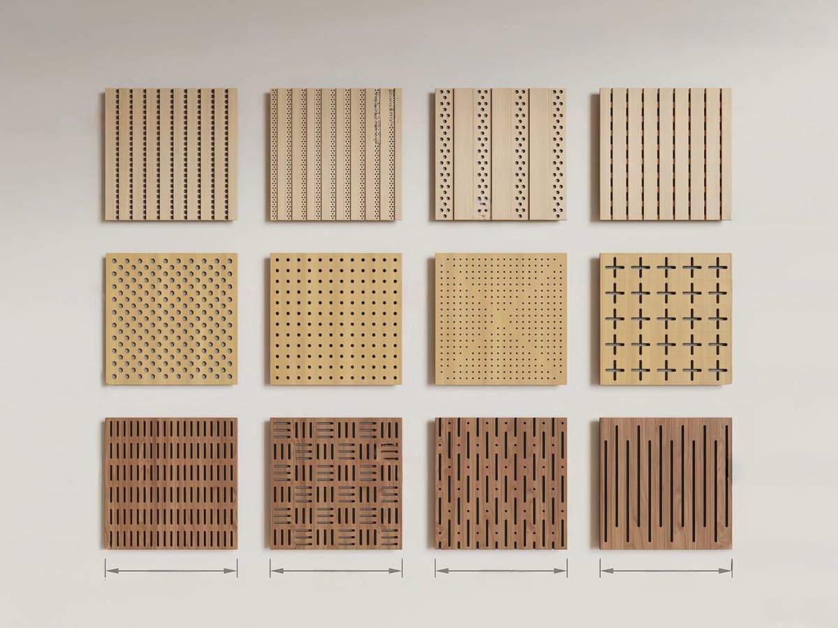 Micro-hole Perforated Wood Acoustic Panel