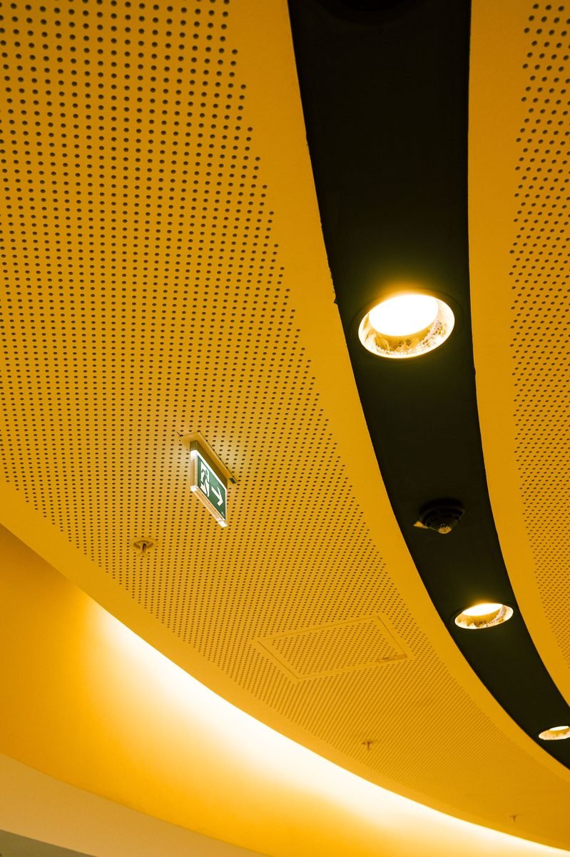 Perforated wooden acoustic panels 9
