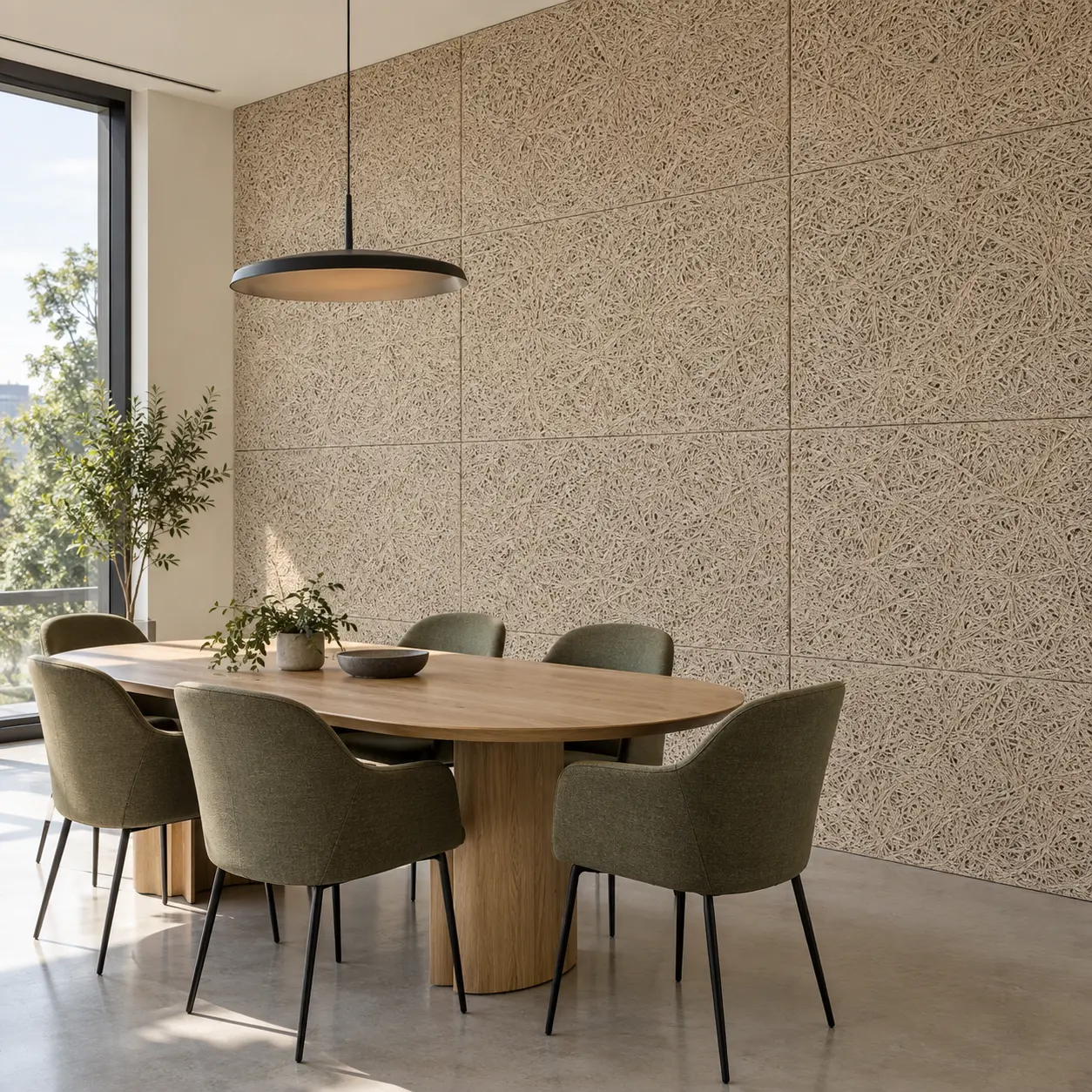 Wood Wool Acoustic Panels for commercial interiors