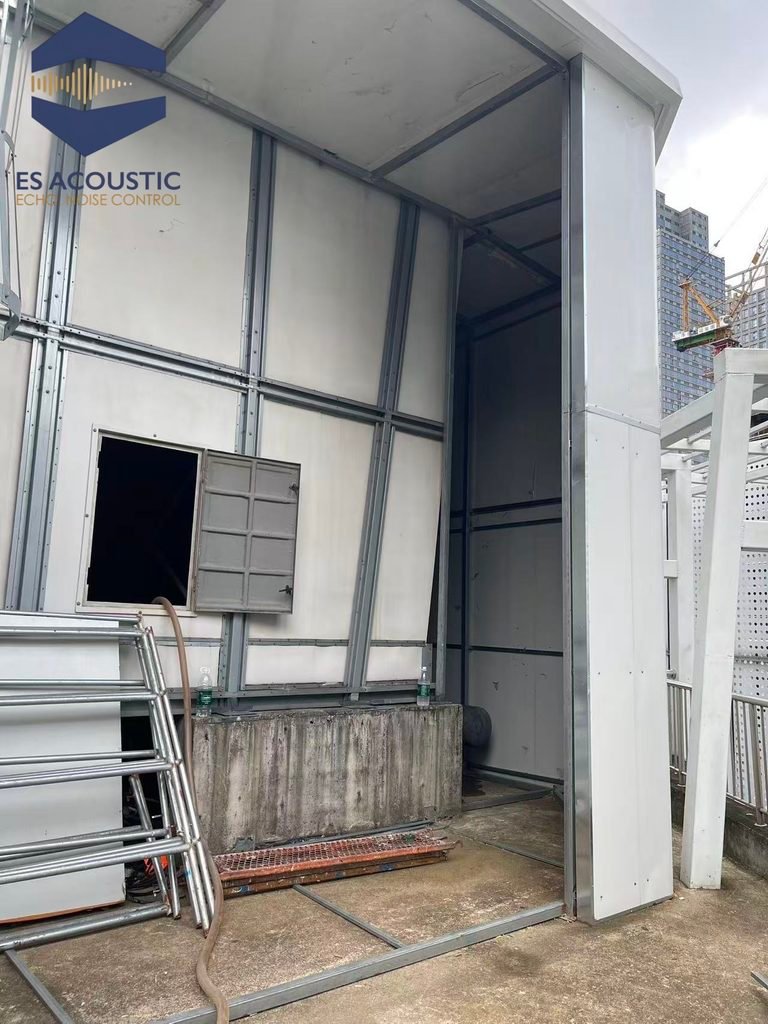 HVAC cooling tower noise reduction solution
