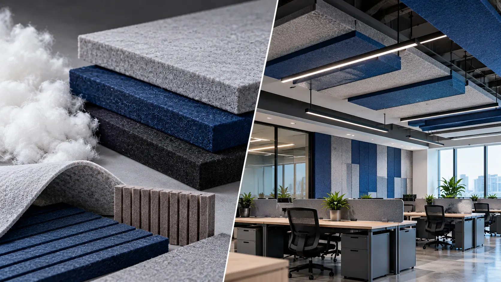 PET Felt vs PET Acoustic Panels